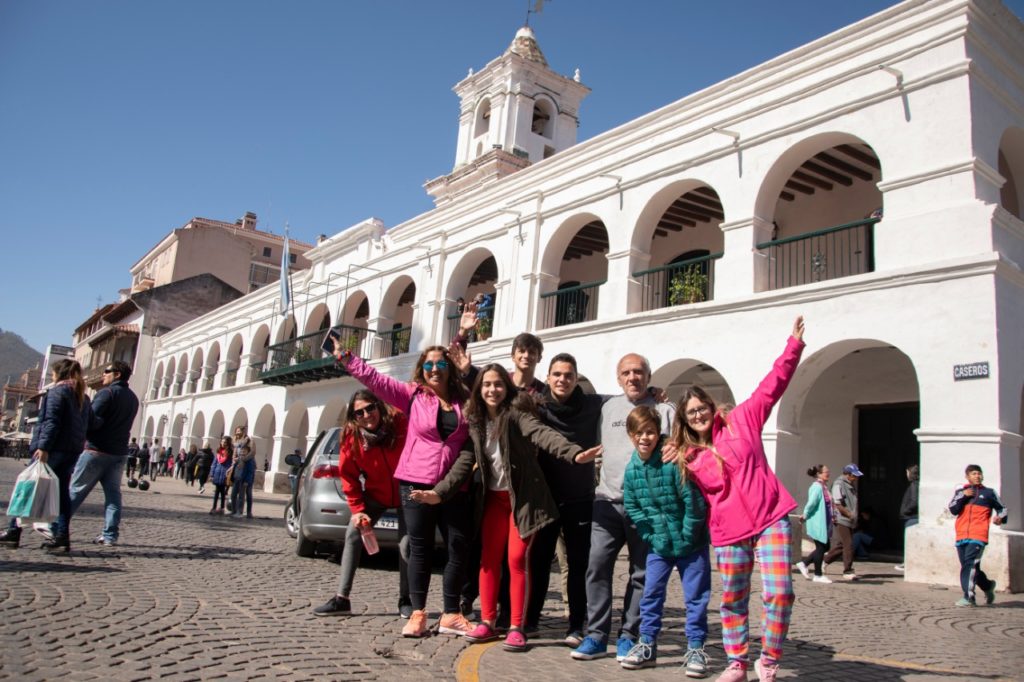 Turistas en Salta